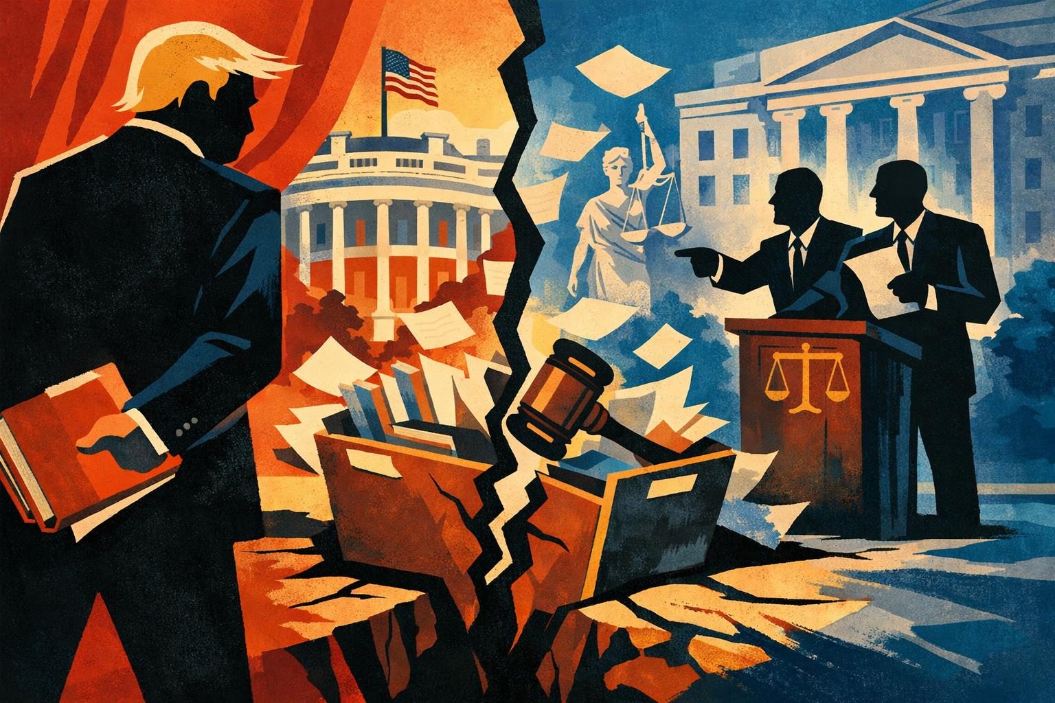 Trump administration faces suit after DOJ says records law is unconstitutional reader image