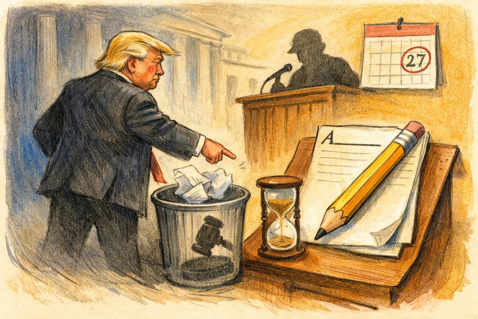 Trump’s WSJ-Epstein Suit Was Dismissed in April, with Leave to Amend reader image