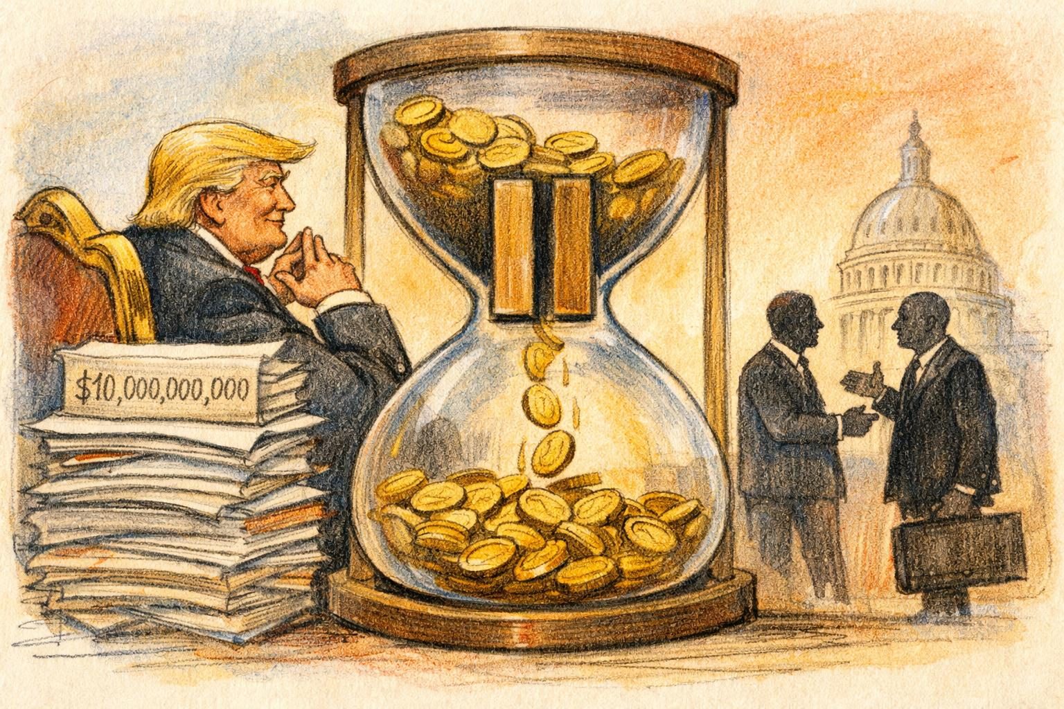 Trump’s $10 billion IRS suit is on pause talks, not a resolution reader image