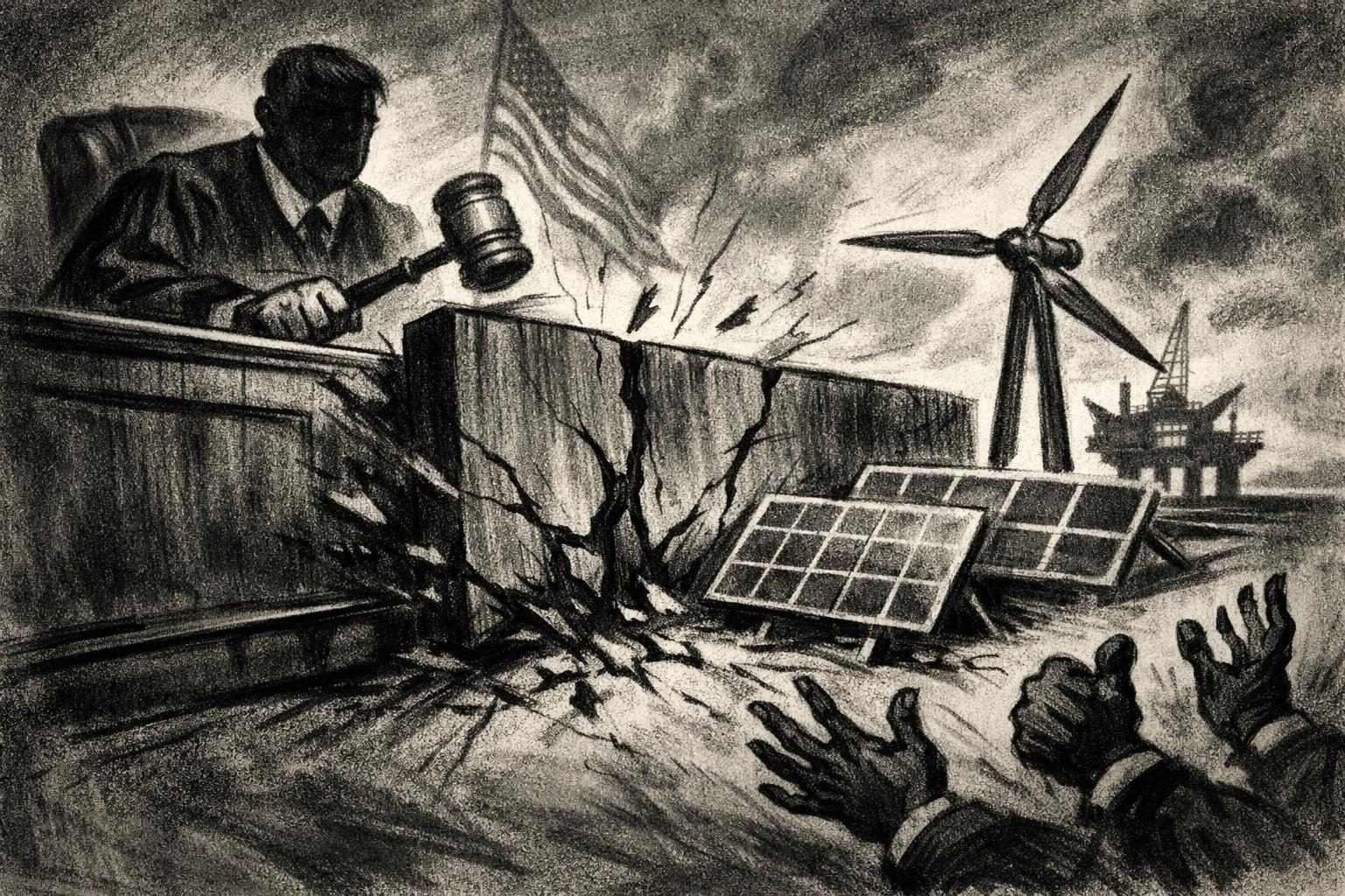 Judge blocks Trump administration’s clean-energy slowdown in preliminary ruling reader image