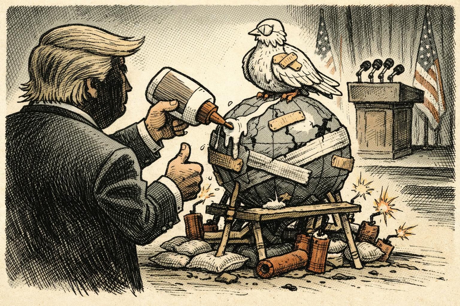 Trump keeps selling the Iran truce as a victory while it still needs hands-on care reader image