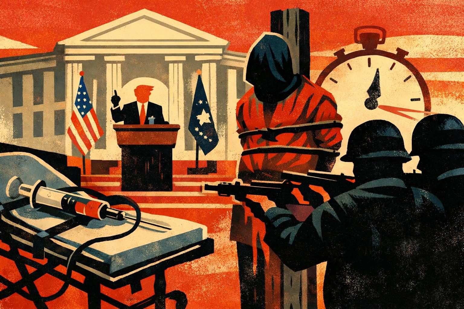 Trump DOJ Revives Federal Death-Penalty Machinery, Adds Firing Squad Option reader image