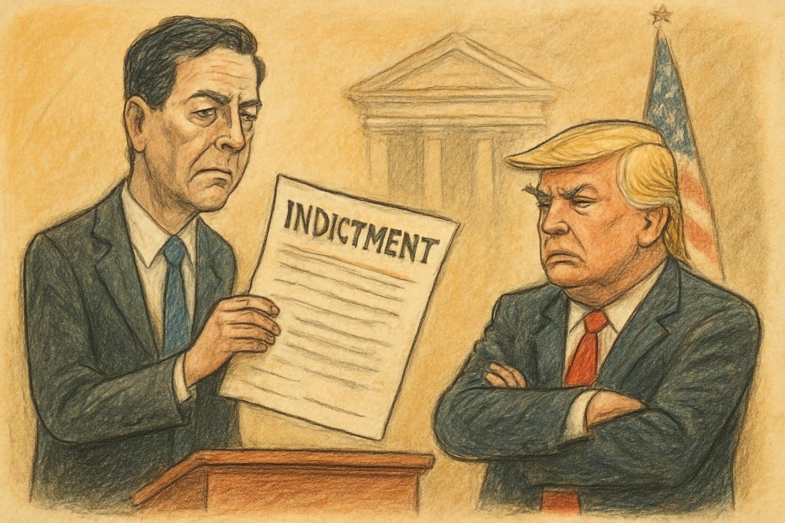 Comey indictment revives a Trump-era feud, but the charge is still only an allegation reader image