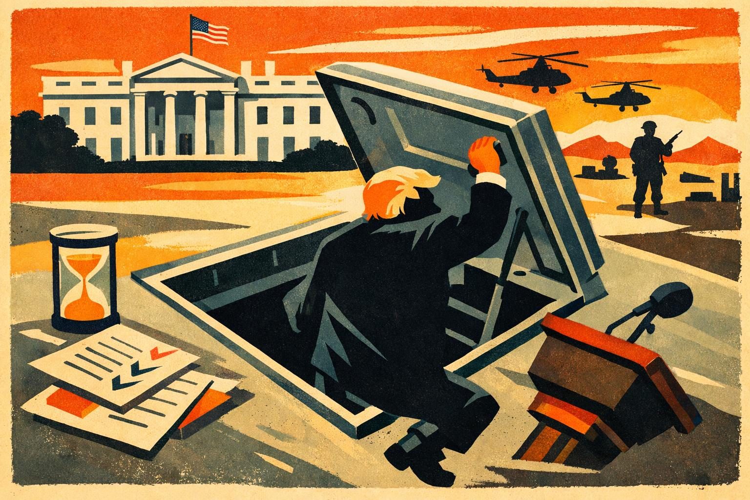 Trump tries to declare the Iran war finished to sidestep Congress reader image