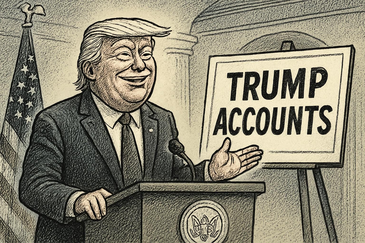 Trump’s ‘Trump Accounts’ Pitch Leans Hard on Branding, Light on Confidence reader image