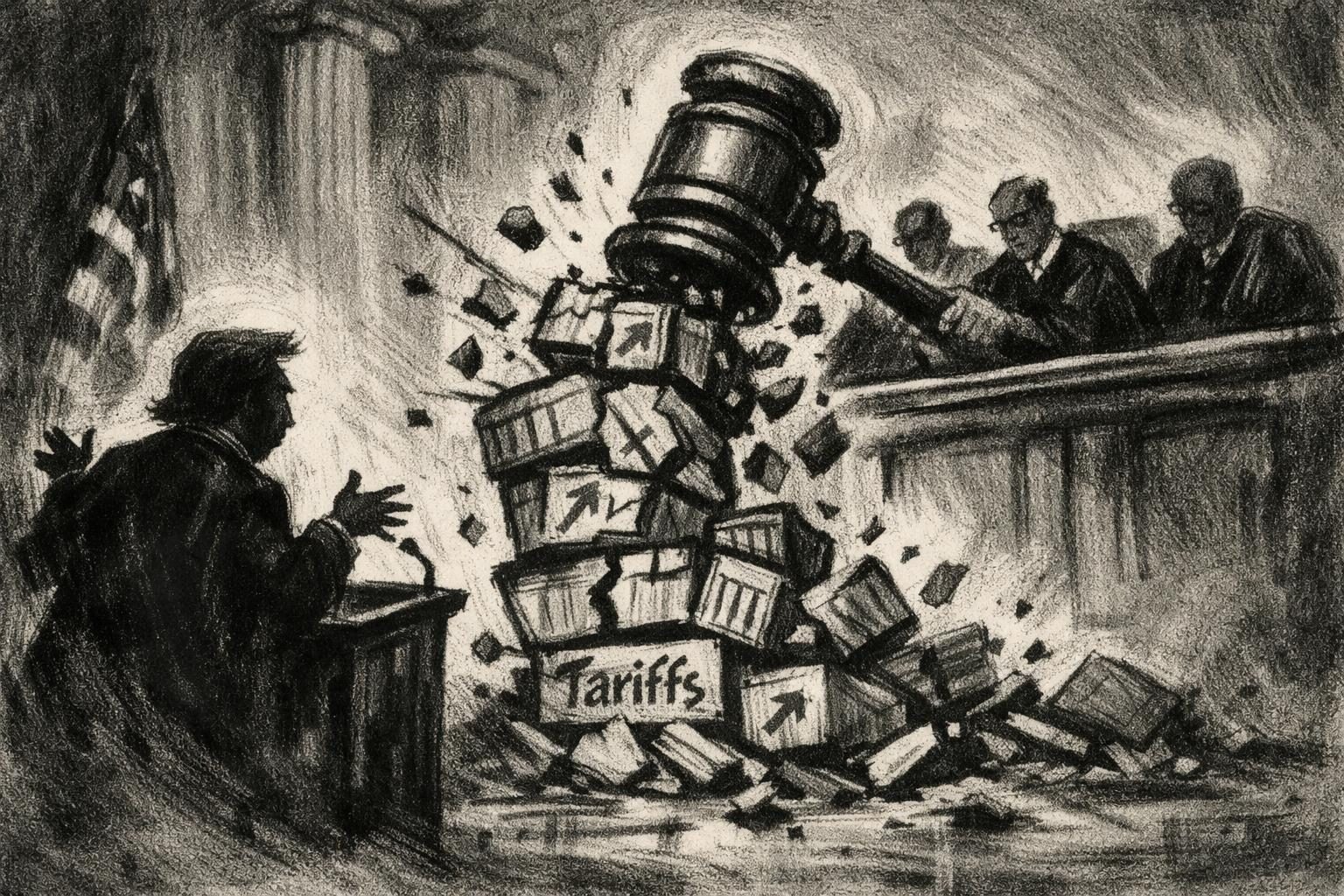 Trump’s tariff theory gets squeezed again in court reader image