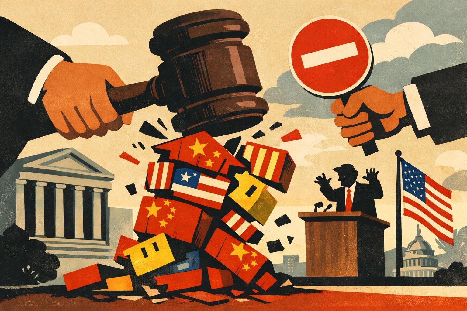 Trump’s tariff fallback took a court hit, then got a narrow stay on appeal reader image