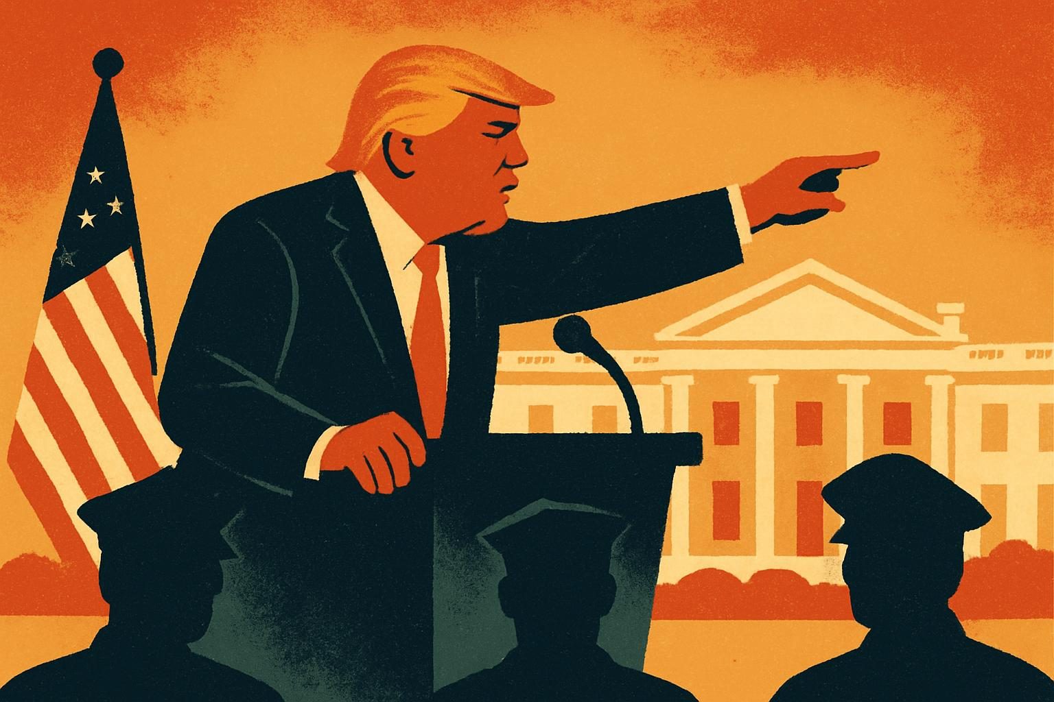 White House release ties Trump to law enforcement and public order reader image