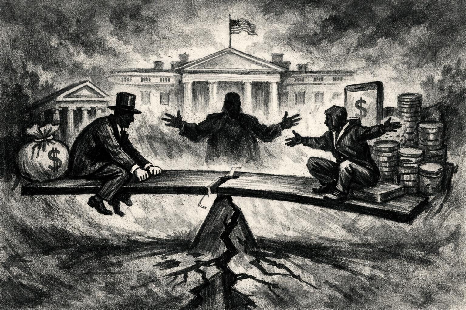 Trump orders reviews of bank risk controls and fintech access reader image