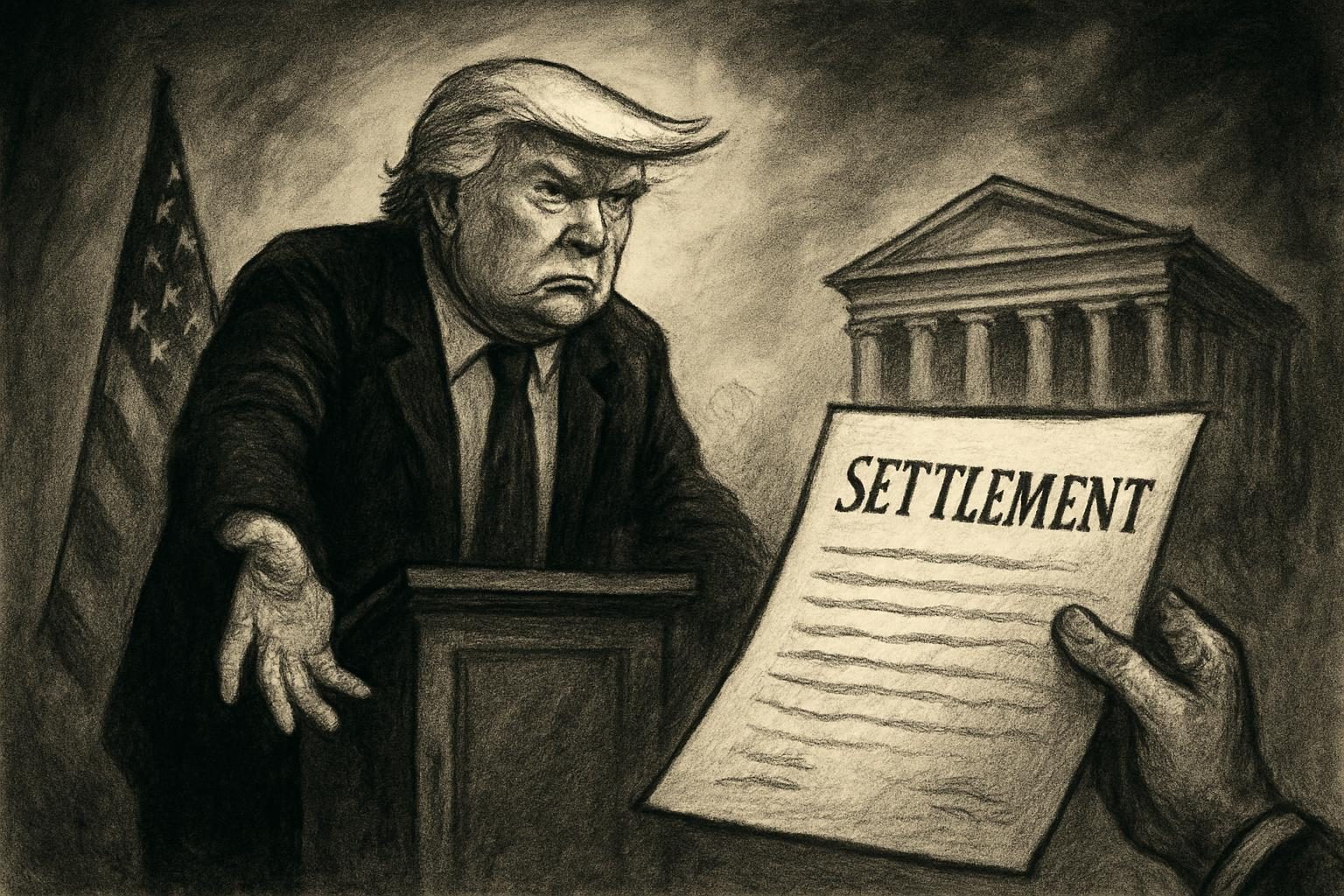 Trump tax settlement draws backlash over broad IRS bar reader image