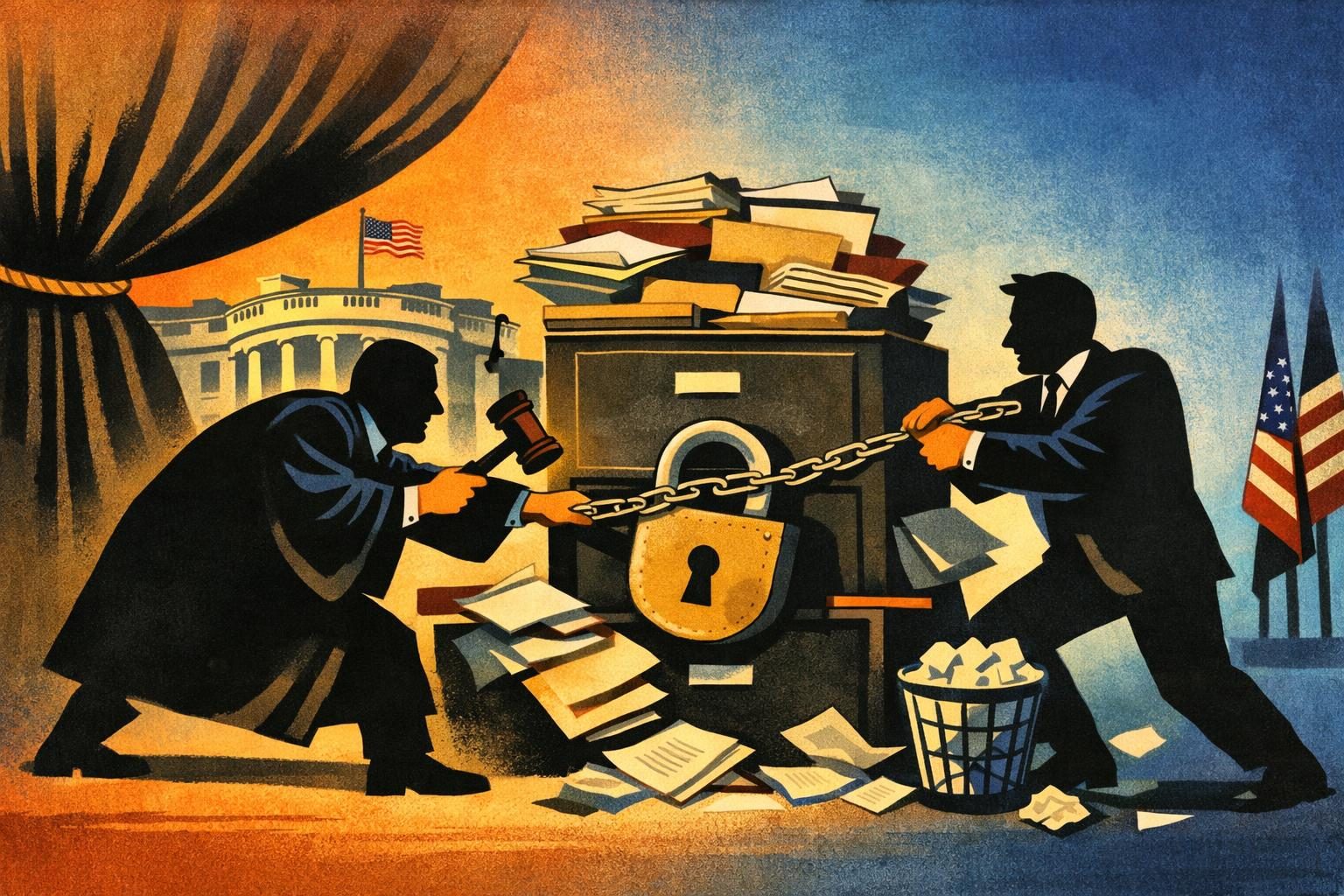 Judge issues preliminary injunction keeping covered White House offices on record-preservation duty reader image