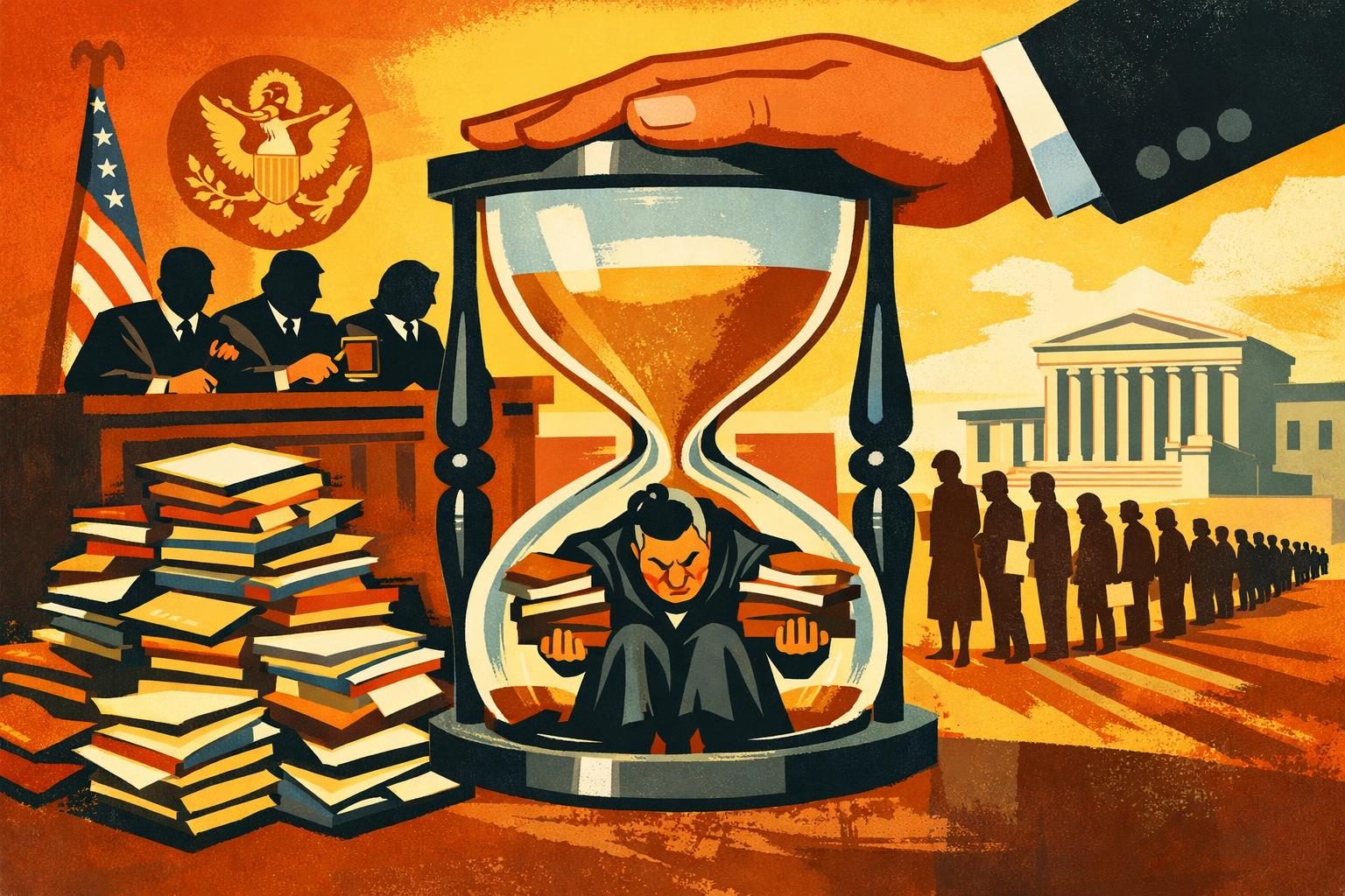 DOJ pushes immigration judges to clear cases faster as court backlog remains huge reader image