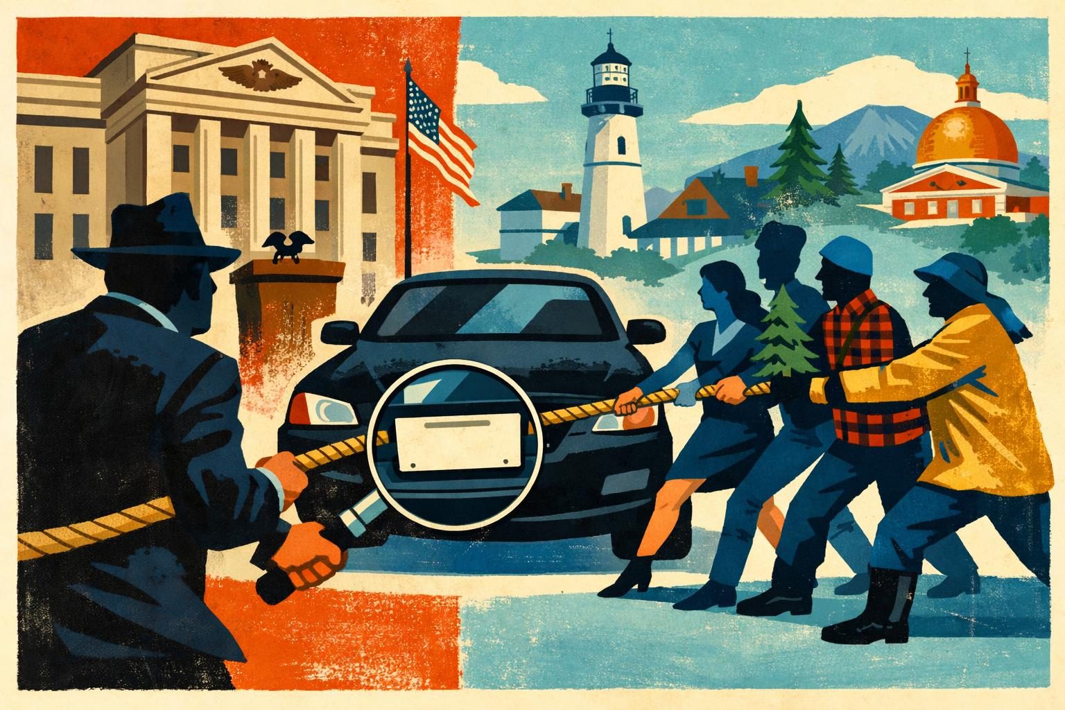 DOJ Sues Four States Over Confidential Plates for Federal Agents reader image