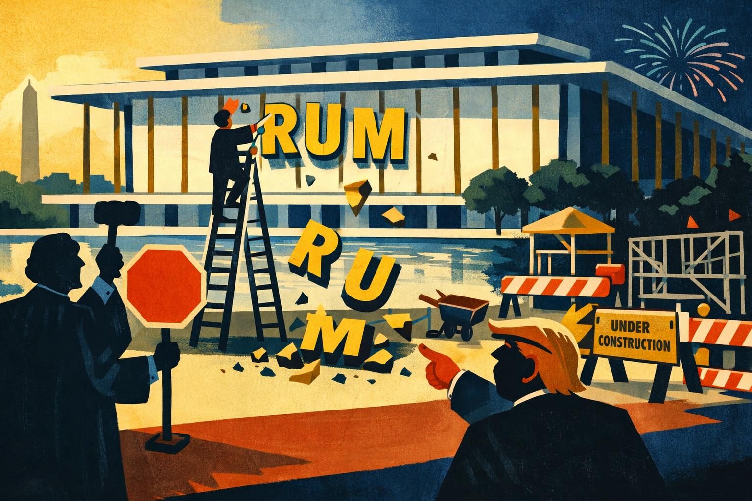 Judge Orders Trump Name Removed From Kennedy Center Materials, Temporarily Blocks Closure Plan reader image