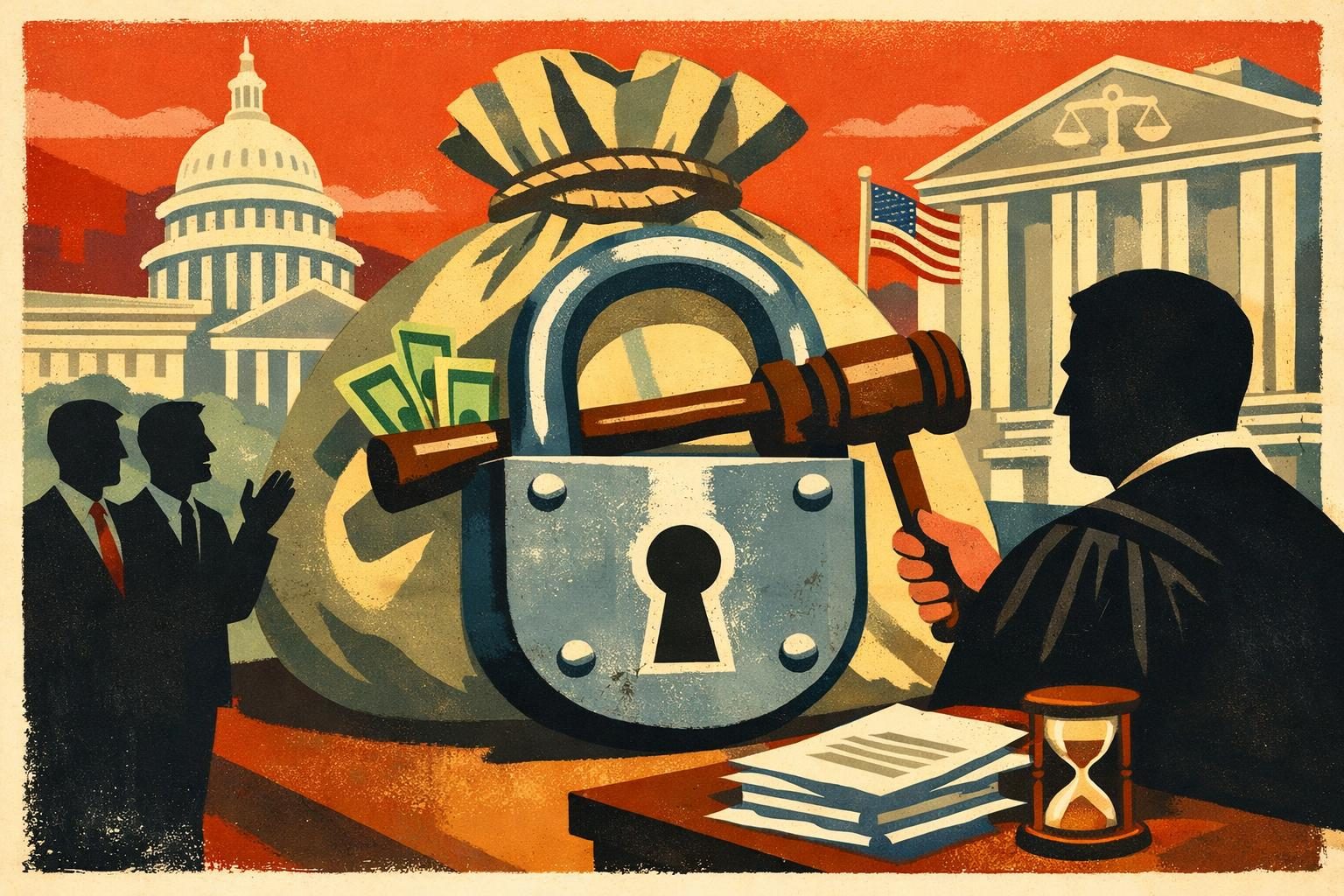 Judge temporarily bars DOJ from moving ahead with weaponization fund reader image