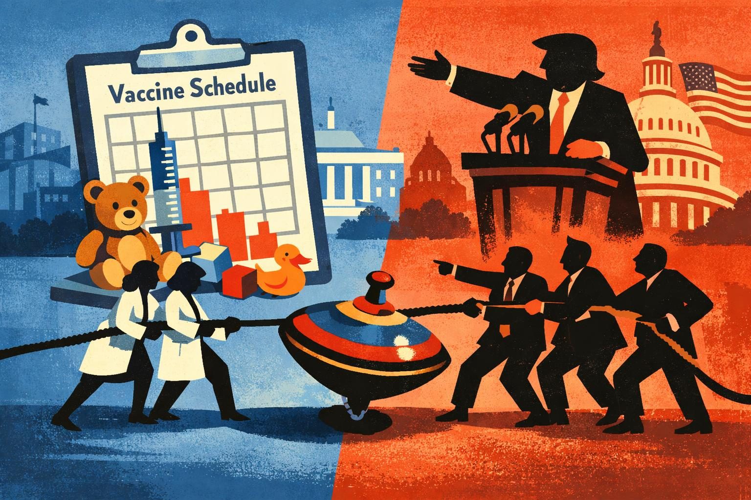 Trump’s vaccine order pushes childhood schedule review into a new political fight reader image