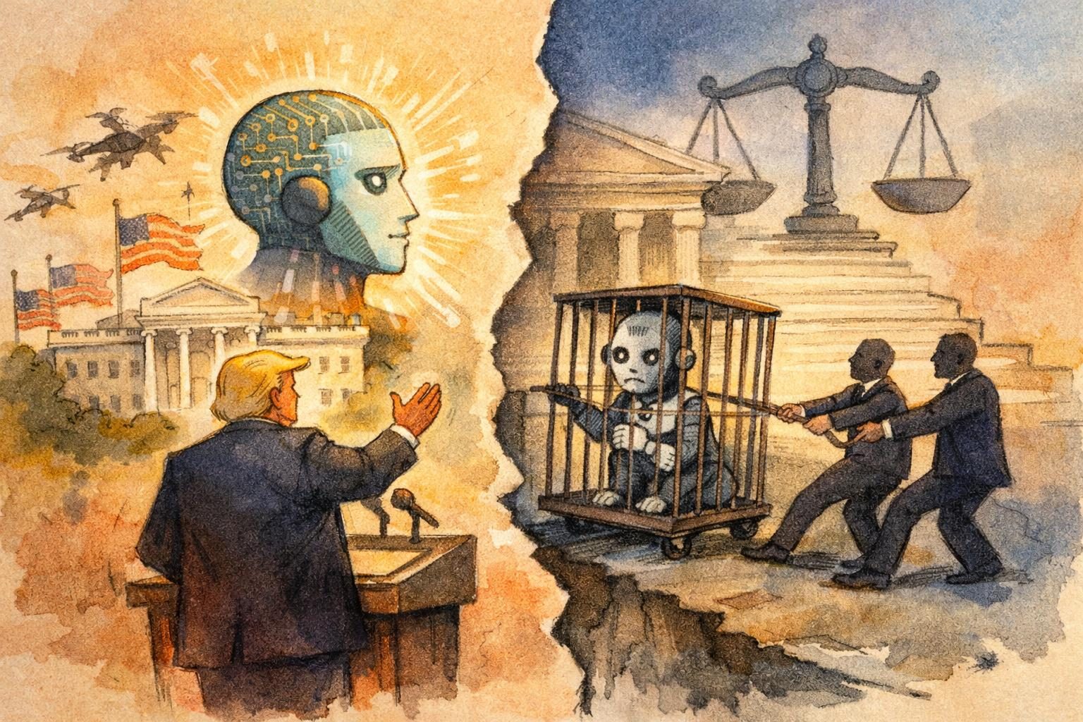 Trump’s AI Agenda Lands Beside an Anthropic Dispute reader image