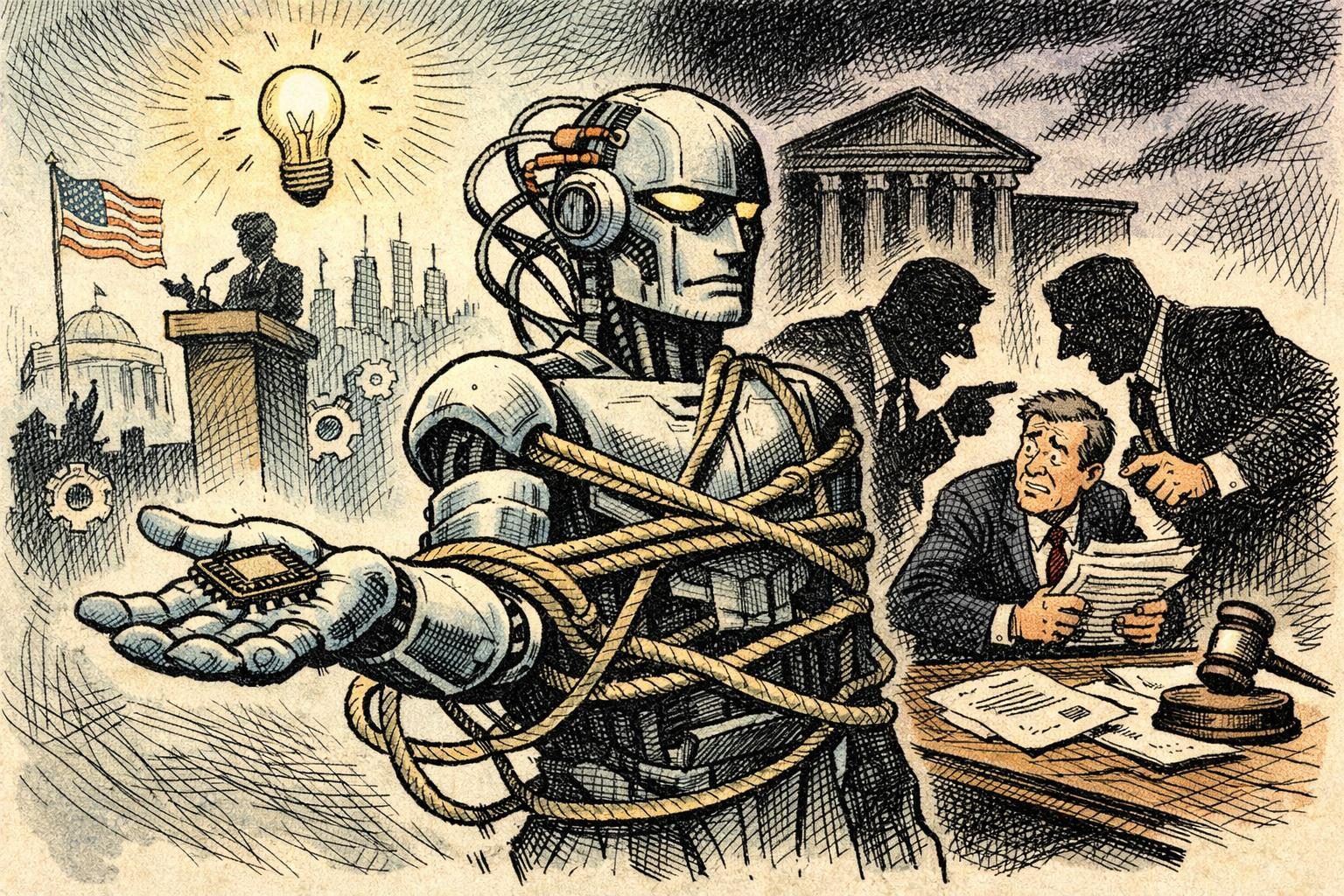 Trump’s AI Push Is Already Tangled in Retaliation Claims reader image