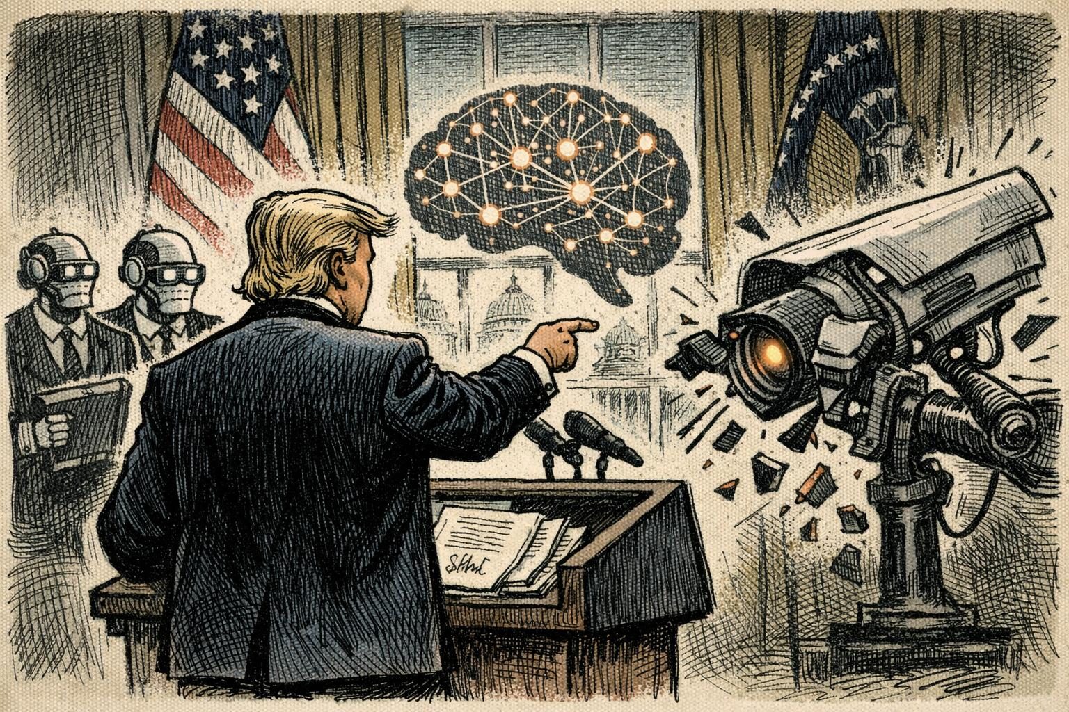 Trump’s AI orders speed federal adoption while limiting censorship, bias, and unlawful surveillance reader image