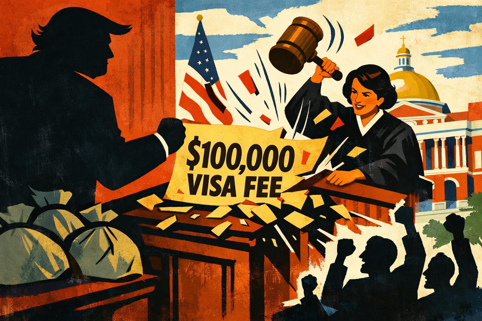 Boston judge tosses Trump’s $100,000 H-1B charge reader image