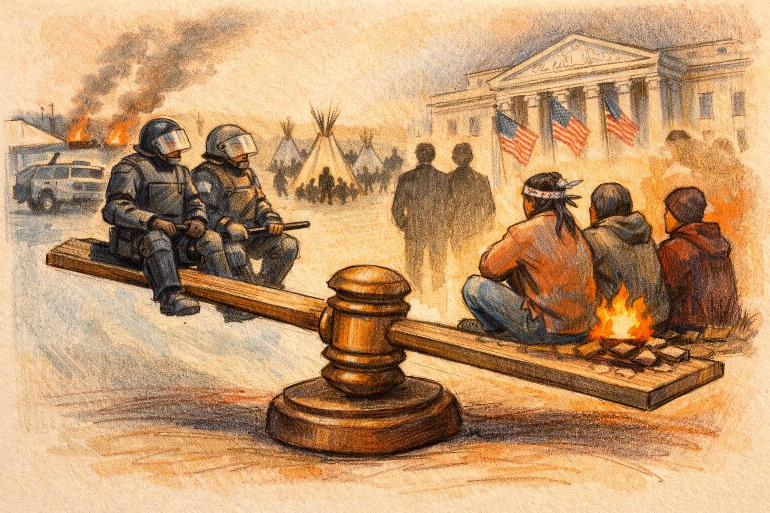 Justice Department’s Dakota Access settlement leans hard into law-and-order language