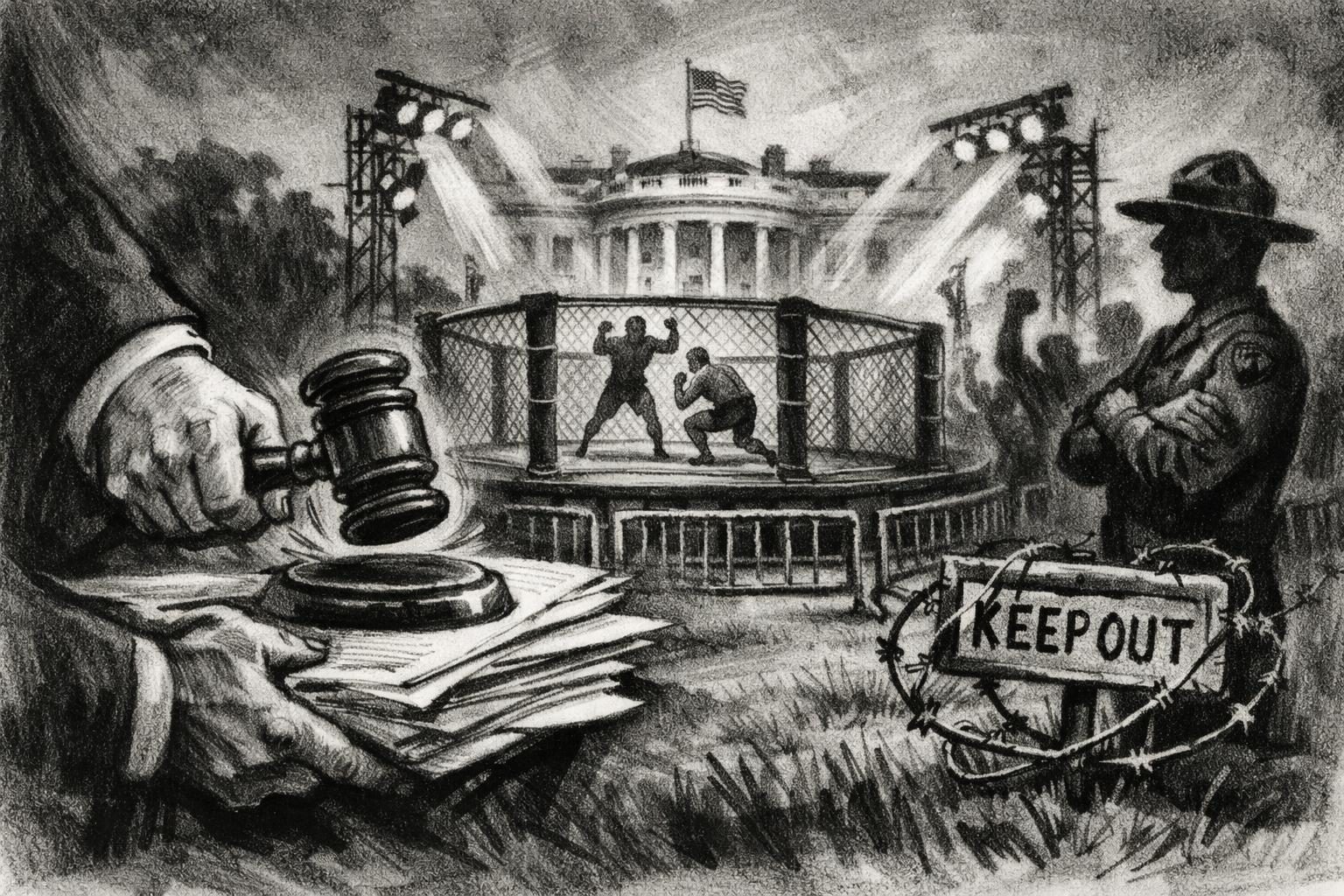 Lawsuit targets White House UFC event set for June 14 reader image