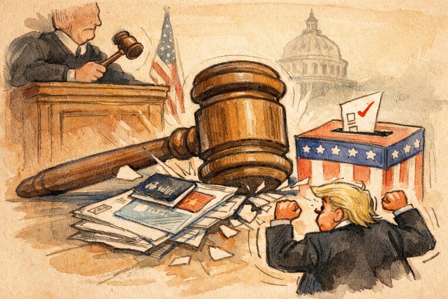 Judge permanently blocks Trump’s proof-of-citizenship voting order reader image