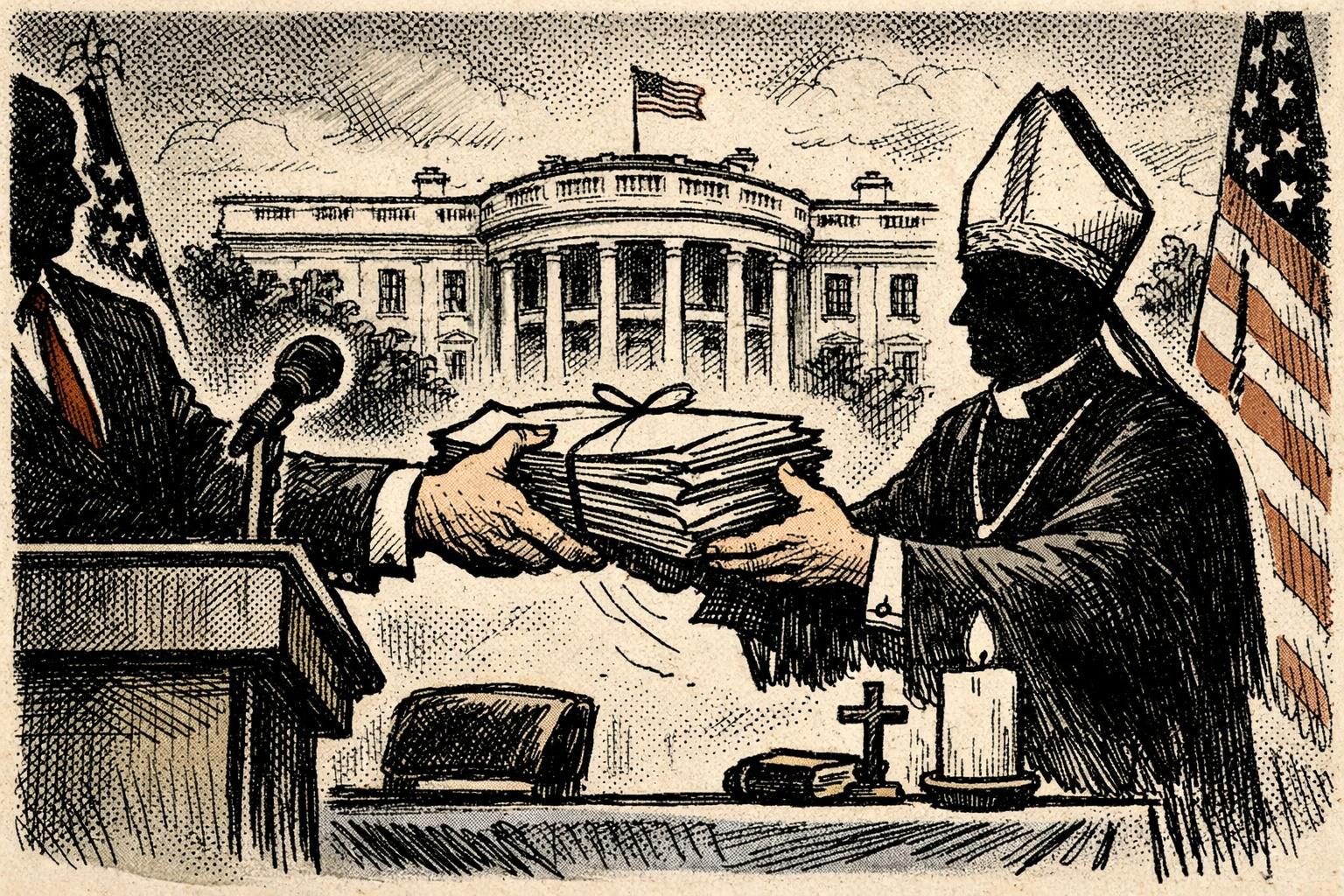 Trump’s religious-liberty commission hands over its final draft report reader image