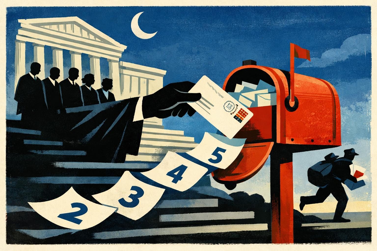 Supreme Court upholds some late-arriving mail ballots reader image