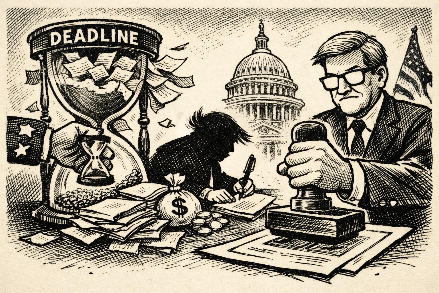 Trump disclosure file notes late fees, extension, and compliance finding reader image