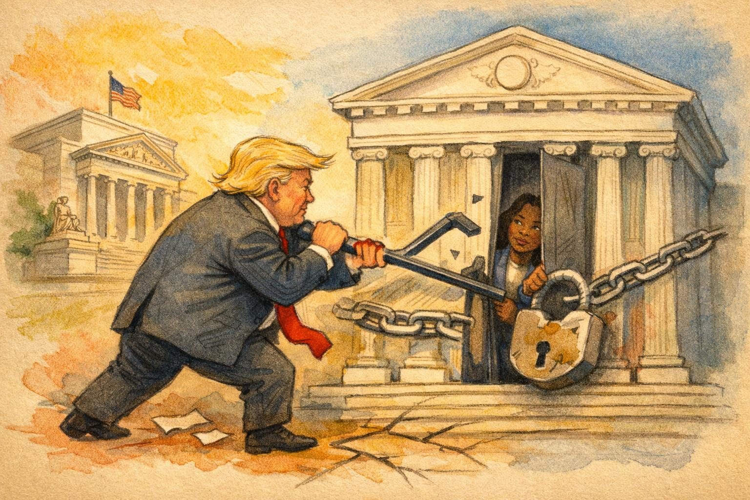 Trump’s Fed Removal Fight Still Shows How He Pushes at Institutional Limits reader image