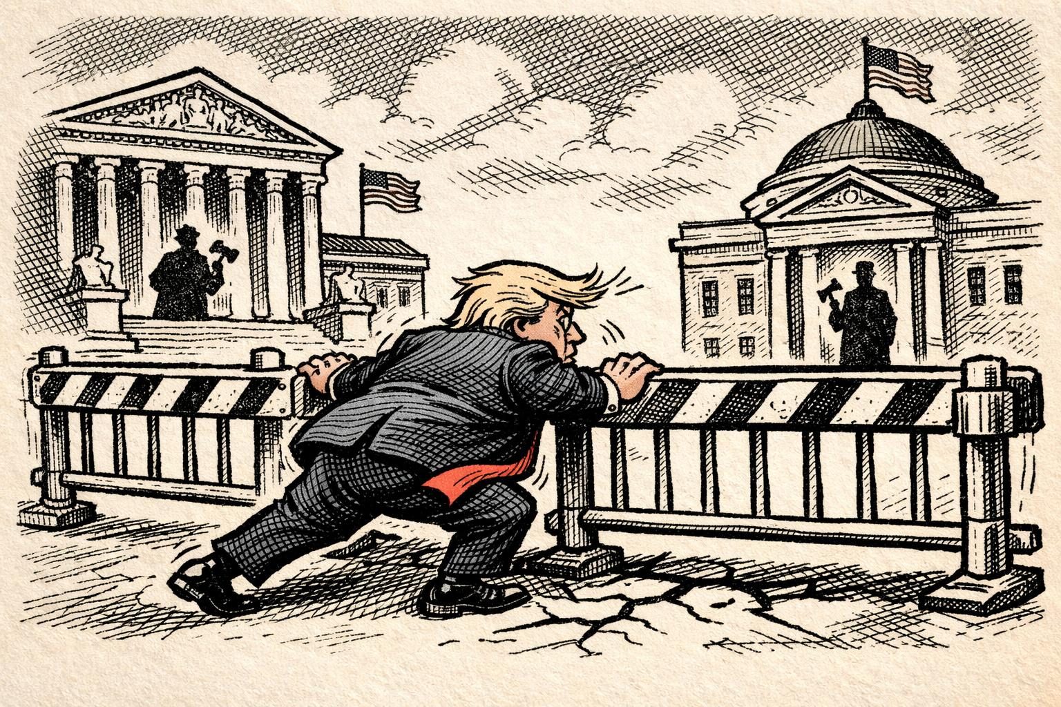 Trump’s power push keeps running into judicial limits reader image
