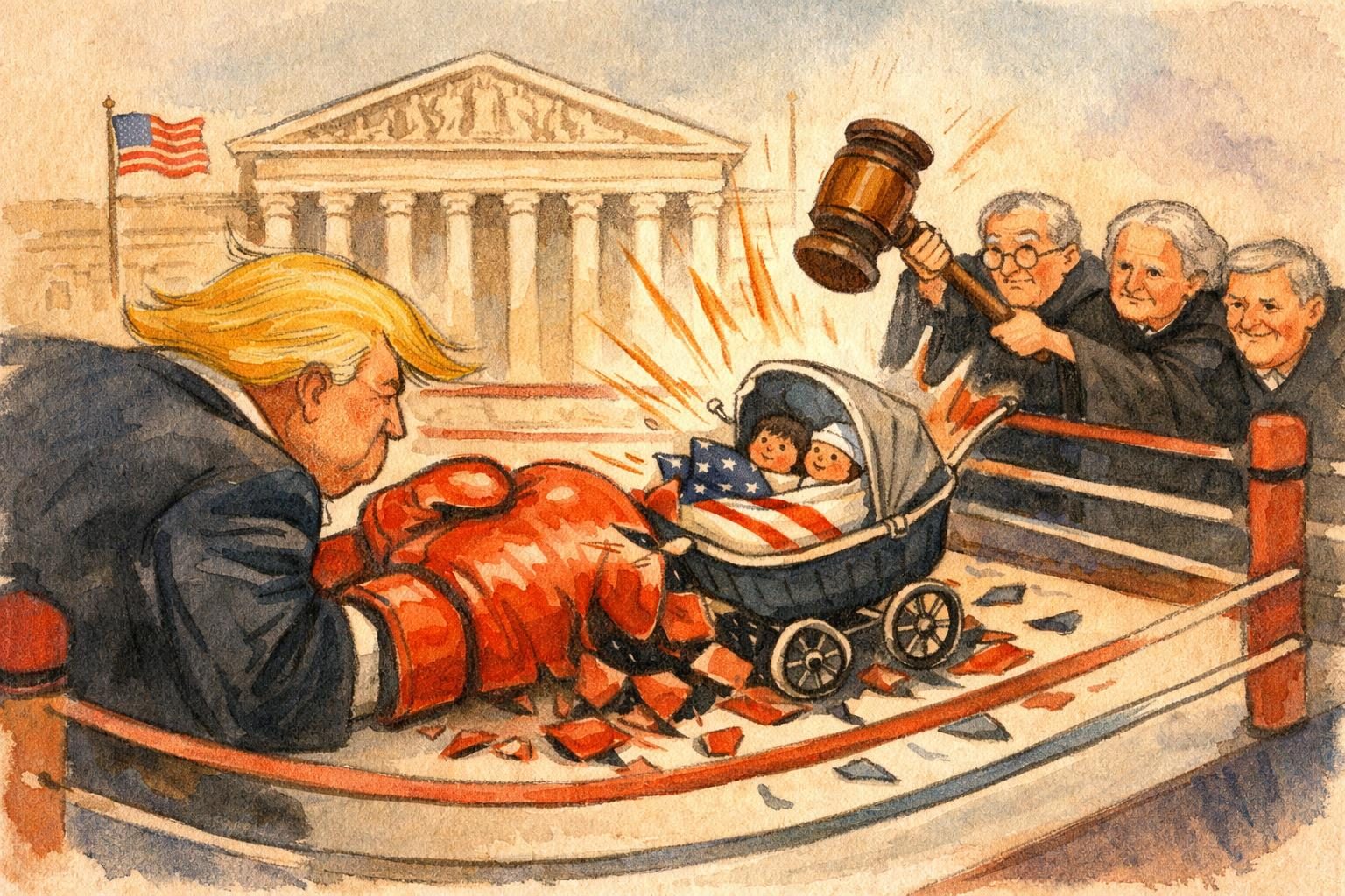 Supreme Court strikes down Trump birthright-citizenship order reader image