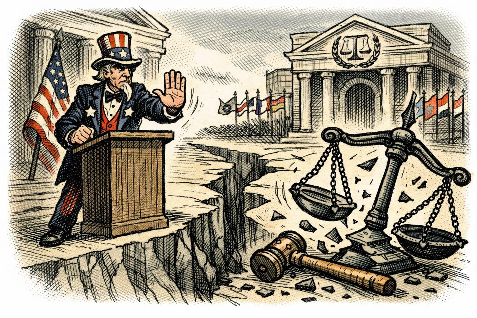 Justice Department Rejects ICC Jurisdiction Over Americans reader image