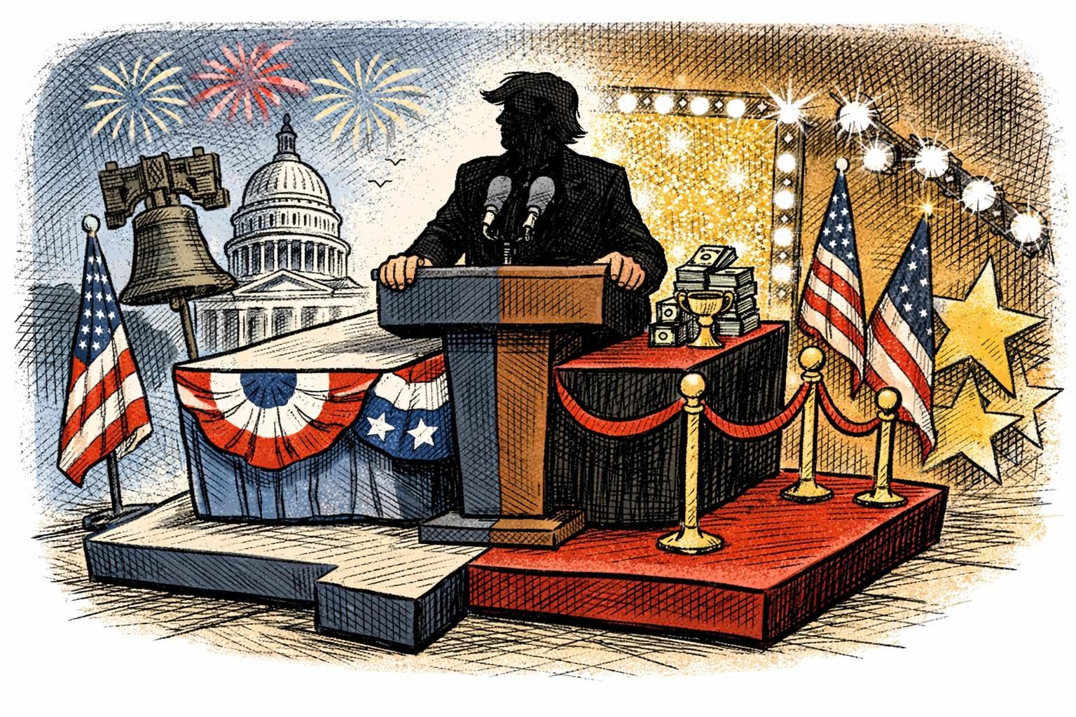 America 250 keeps giving Trump a patriotic backdrop for personal spectacle reader image