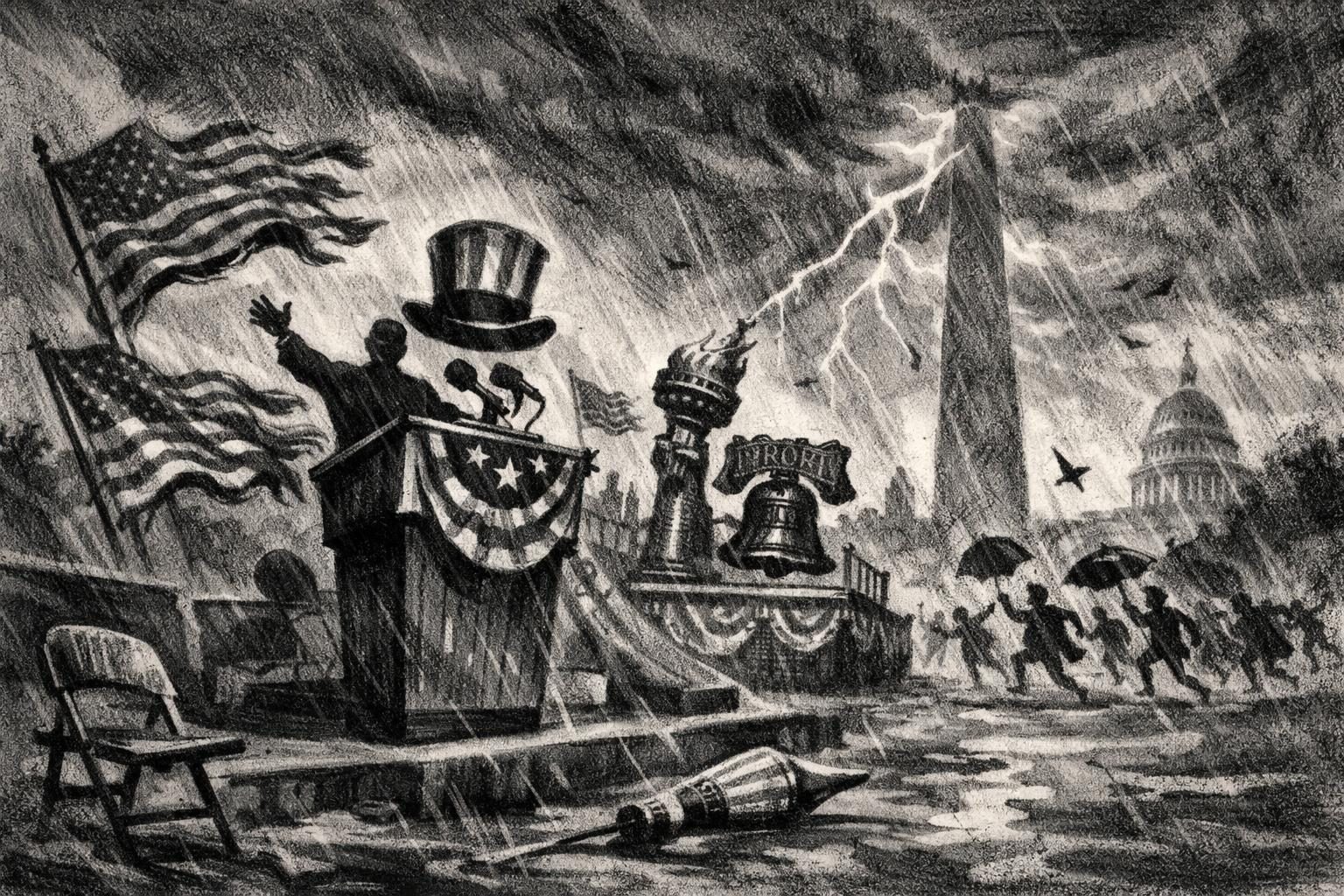 Storms blow up Trump’s America 250 Mall celebration reader image