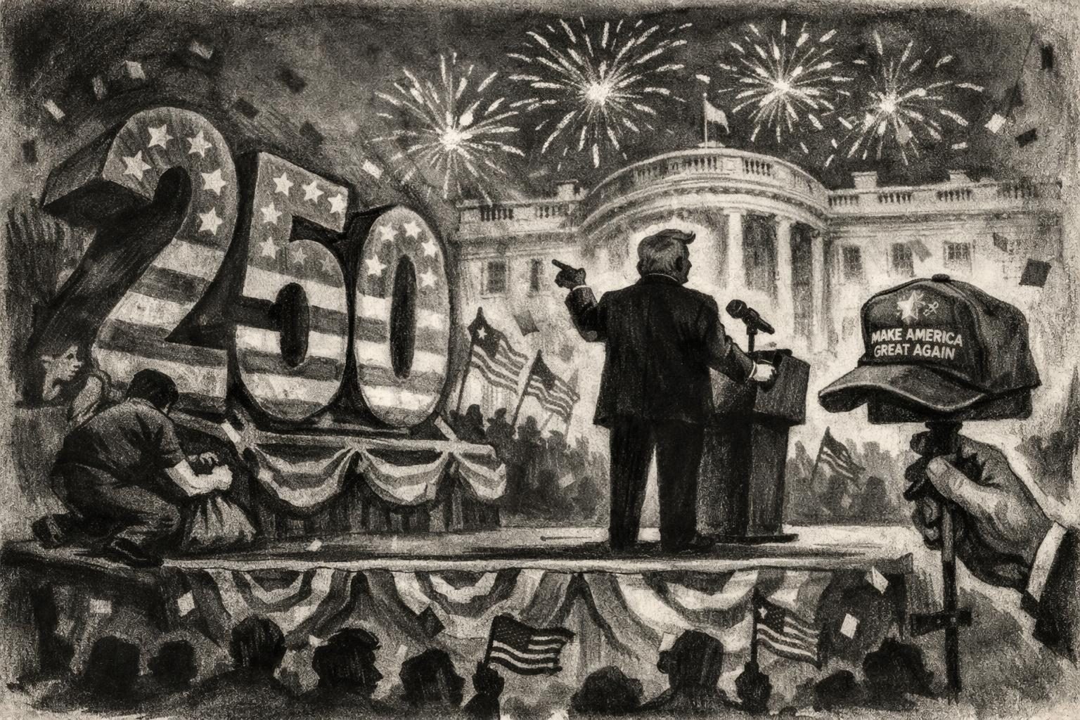 Trump Keeps Turning the 250th Anniversary Into a Permanent Political Stunt reader image