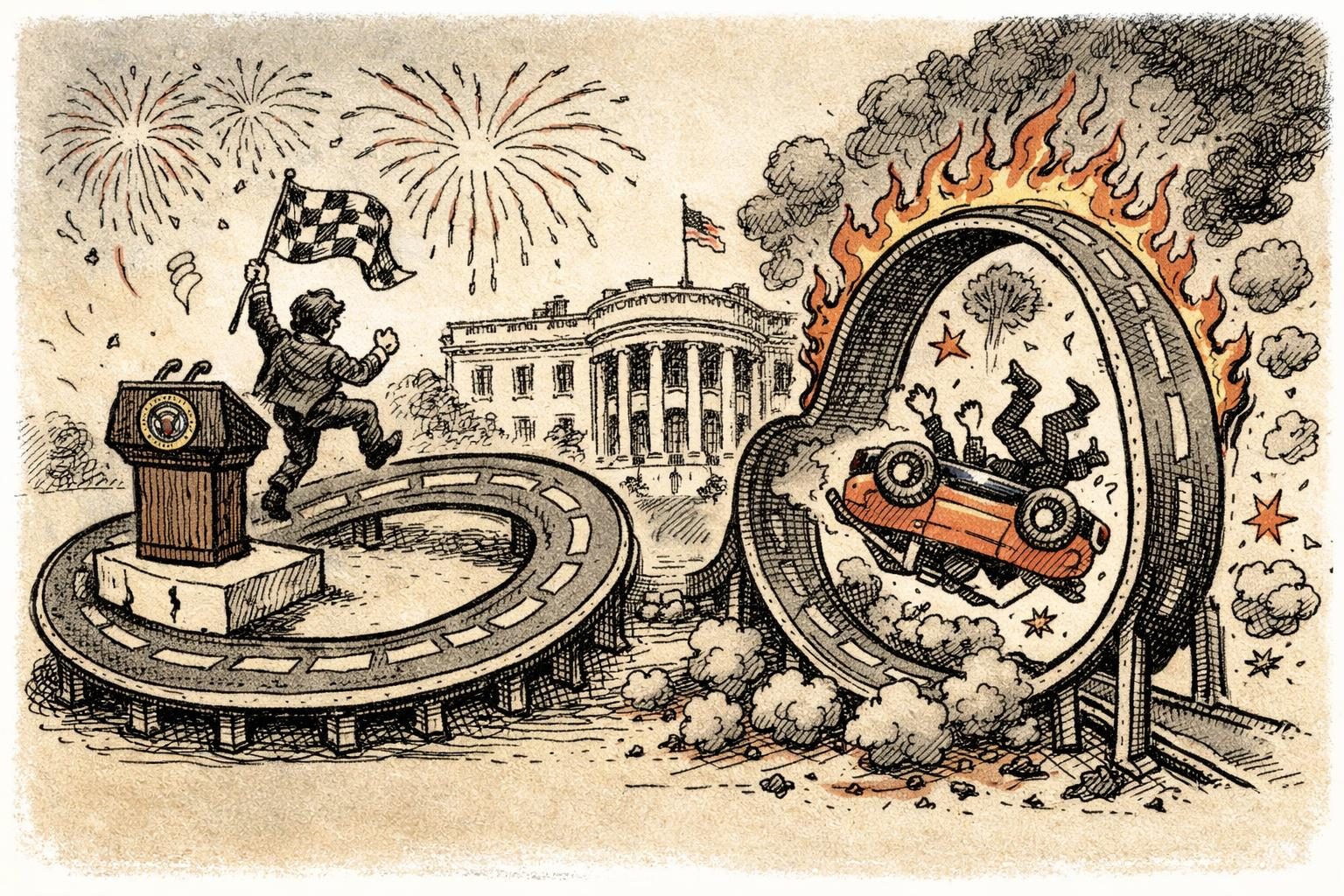 White House’s Iran ceasefire victory lap collided with July reversal reader image
