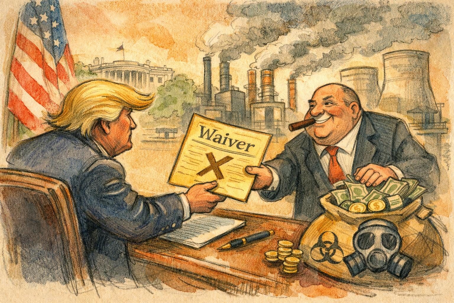 Trump grants two years of EPA relief to certain chemical plants in the name of national security reader image