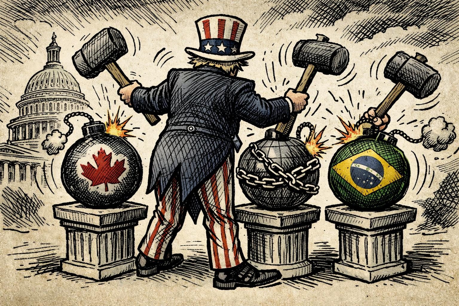 Trump’s trade team issues separate Canada, Brazil and forced-labor tariff actions reader image