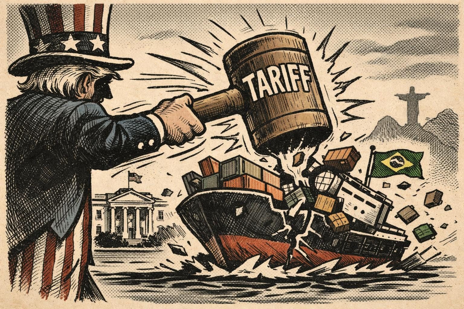 Trump slaps Brazil with a 25 percent Section 301 tariff reader image