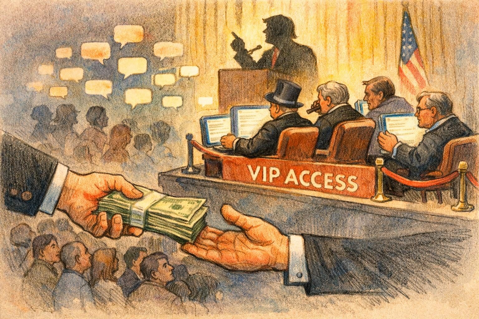 Trump Media plans paid data feed for earlier access to Truth Social posts, raising conflict concerns reader image