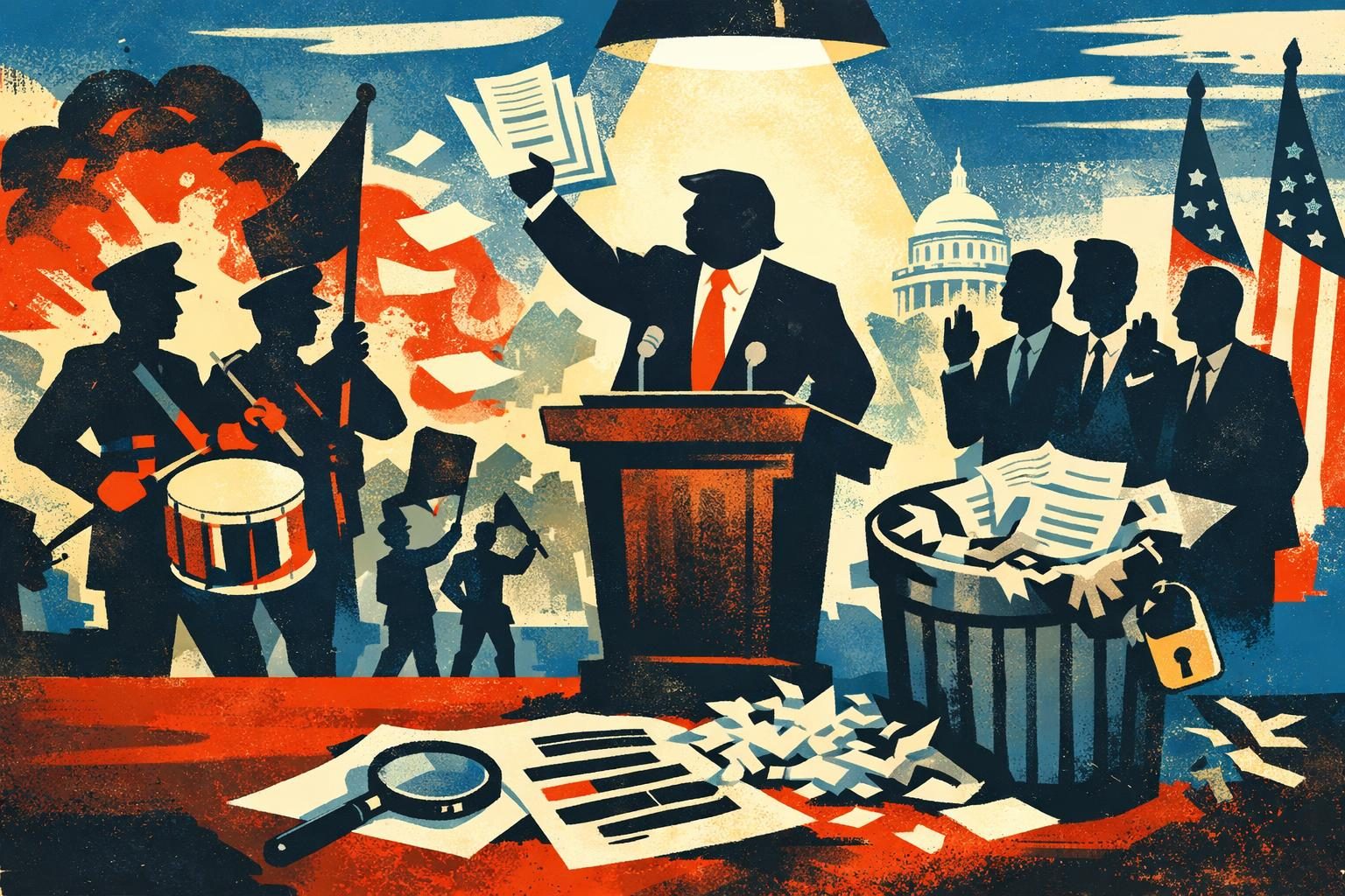 Trump’s declassification push looks like a loyalty test disguised as transparency reader image