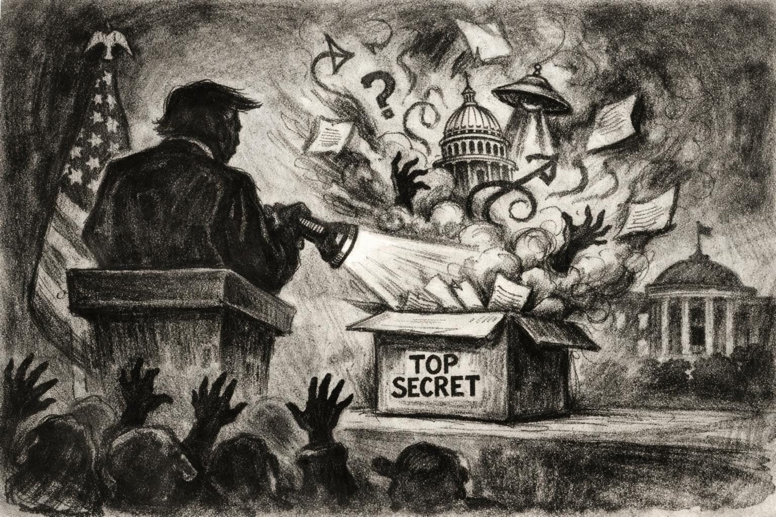 Trump’s declassification stunt revived the election conspiracy machine reader image