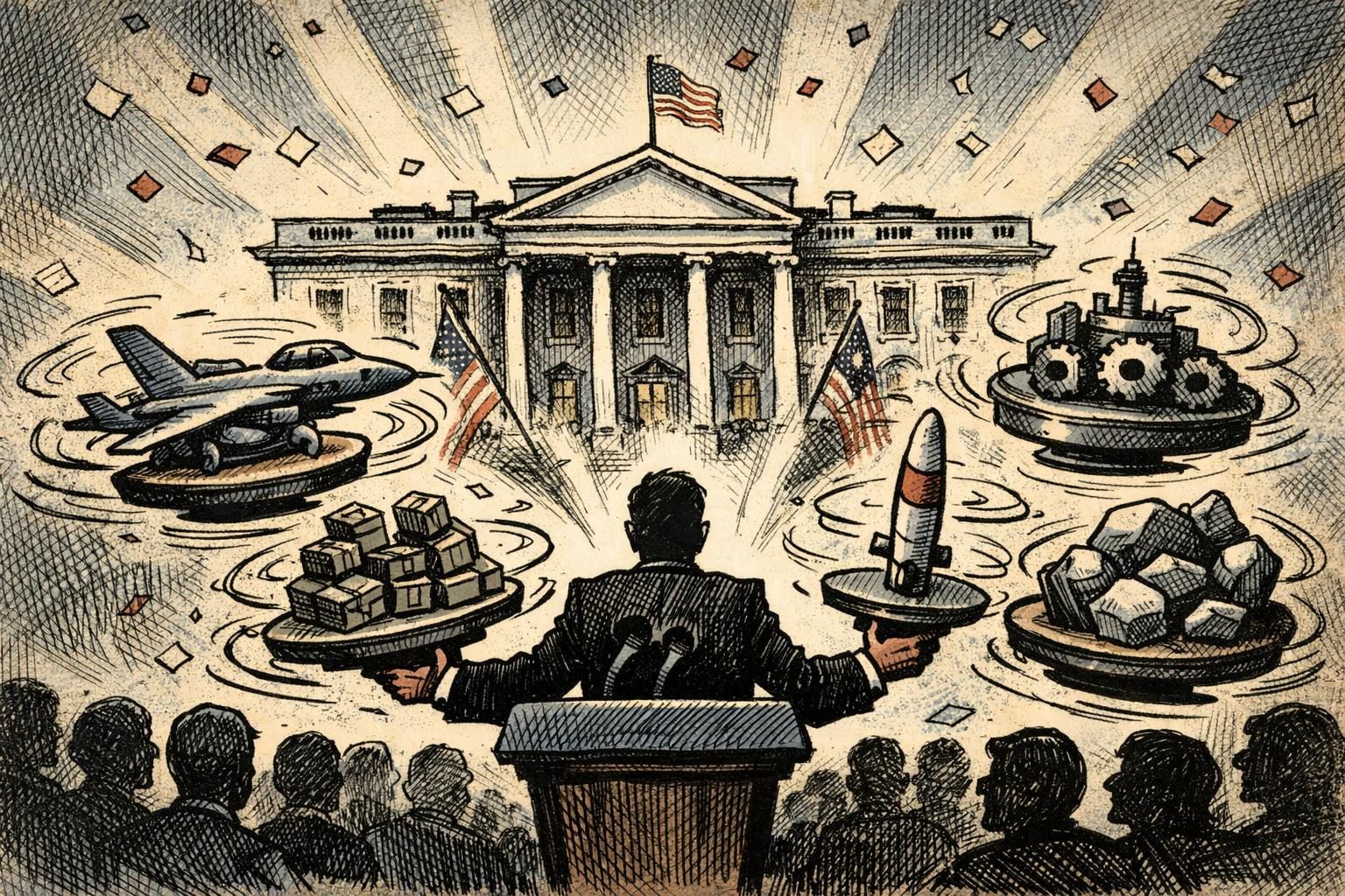 The White House keeps selling power as proof reader image