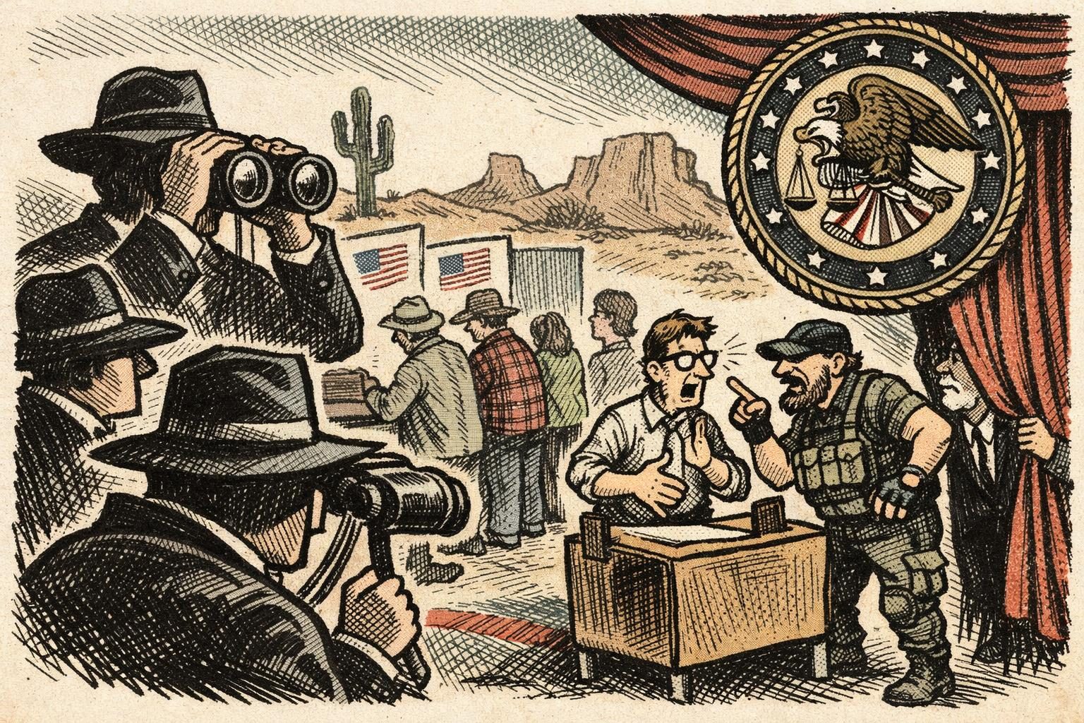 DOJ keeps putting its shoes under the voting booth reader image
