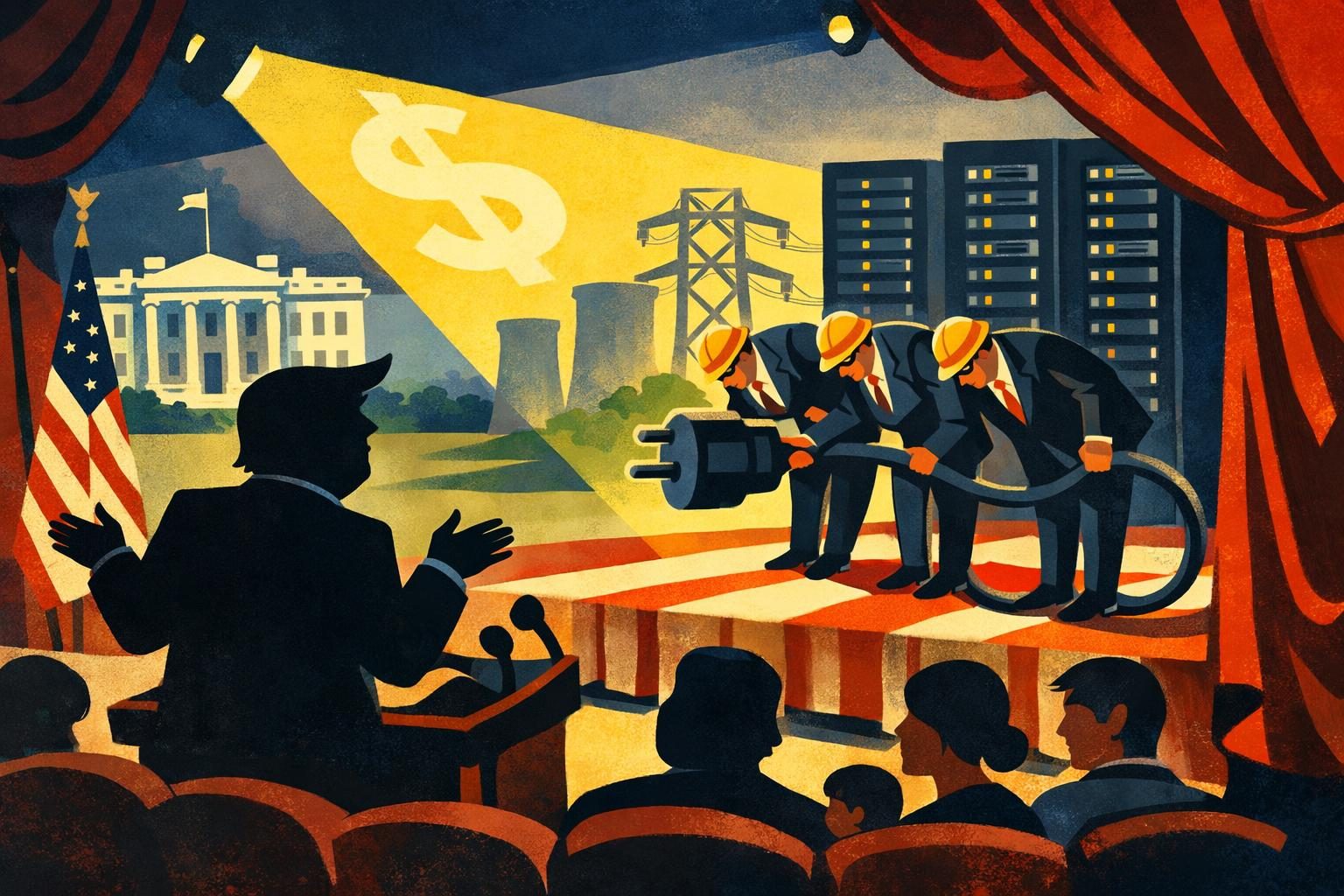 Trump expands ratepayer pledge as data-center costs stay technical reader image