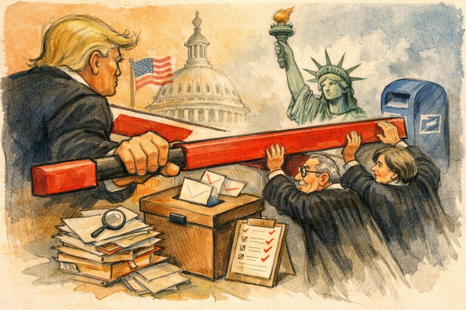 First Circuit keeps Trump’s elections order blocked pending litigation reader image