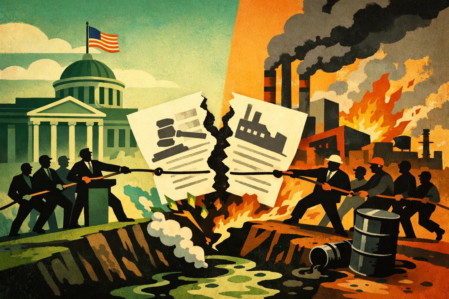 EPA’s rollback fight keeps the climate-and-industry collision alive