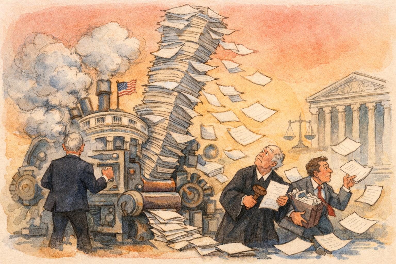 The White House keeps stacking executive actions while the legal fights catch up